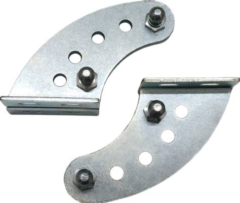 metal bracket slip adjustment curve|curved brackets.